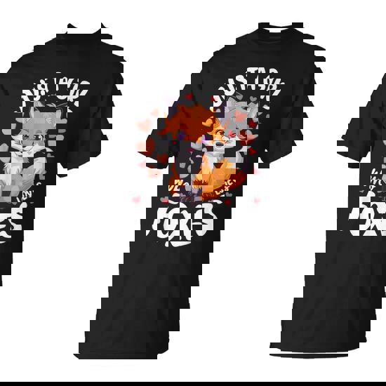 Just A Girl Who Loves Foxes Cute Fox T-Shirt