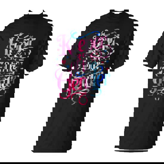 Keeper Of The Gender Cute Reveal Baby Announcement T-Shirt