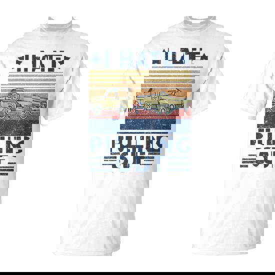 Motorboating I Hate Pulling Out Boat Captain Dad Men T-Shirt