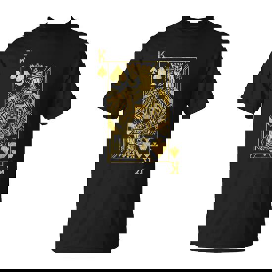 Lucky Poker Knight King Of Spade Cards Game Casino T-Shirt