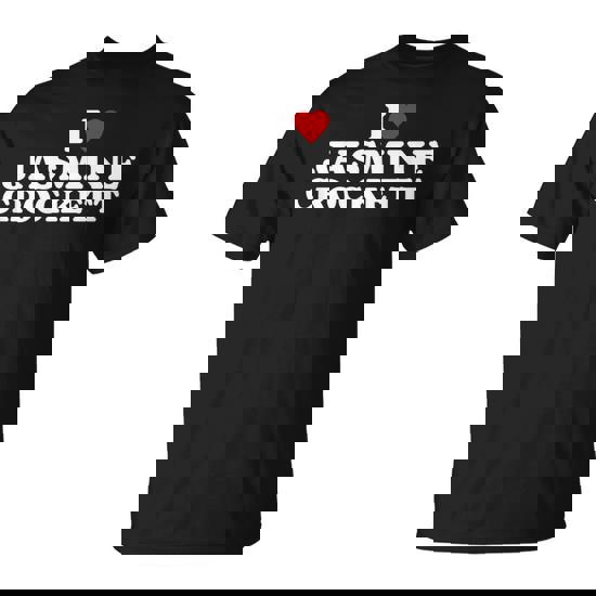 Jasmine Crockett Fan Club I Heart Jasmine Crockett Clapback T-Shirt