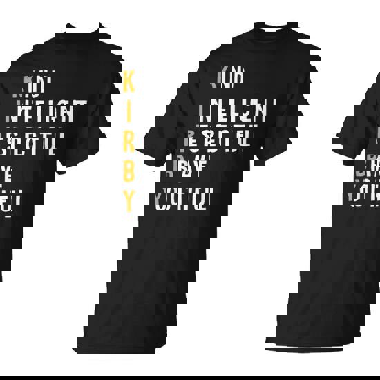 Kirby Name Definition Meaning Birthday T-Shirt