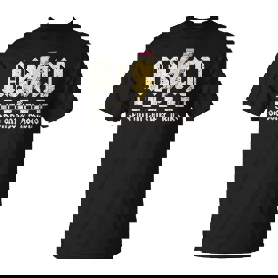 Lightning Abcd Teacher Kid Second Grade Rocks Back To School T-Shirt