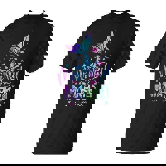 Mermaid Mama Family Matching 1St Birthday T-Shirt