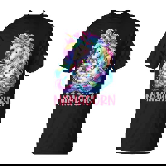 Mamacorn Mother's Day Mama Costume Unicorns Lover Family T-Shirt