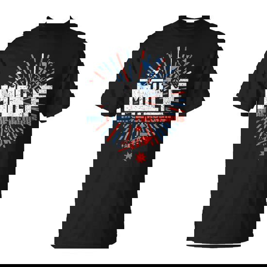 Milk Man I Love Fireworks American Patriotic 4Th Of July T-Shirt