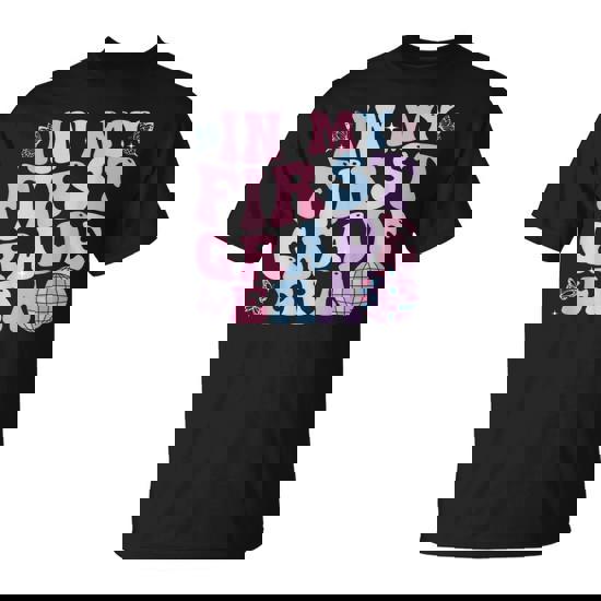 In My First Grade Era Back To School Retro Groovy 1St Grade T-Shirt