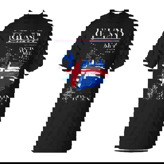 Iceland Arctic Circle Polar North Island Icelandic Flag T-Shirt