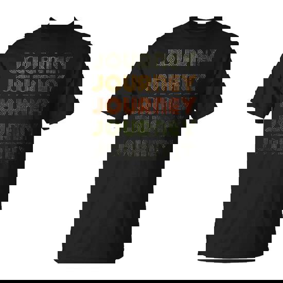 Love Heart Journey GrungeVintage Style Black Journey T-Shirt