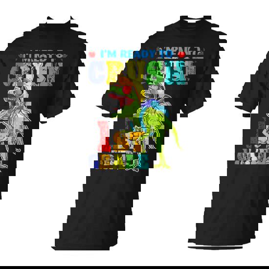 I'm Ready To Crush 1St Grade Dinosaur Back To School Boy Kid T-Shirt