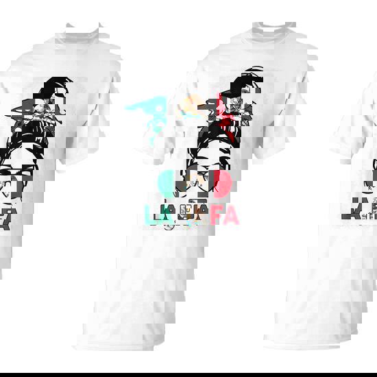 La-Jefa Mexican Flag Mother Day Mexico Mom Women T-Shirt