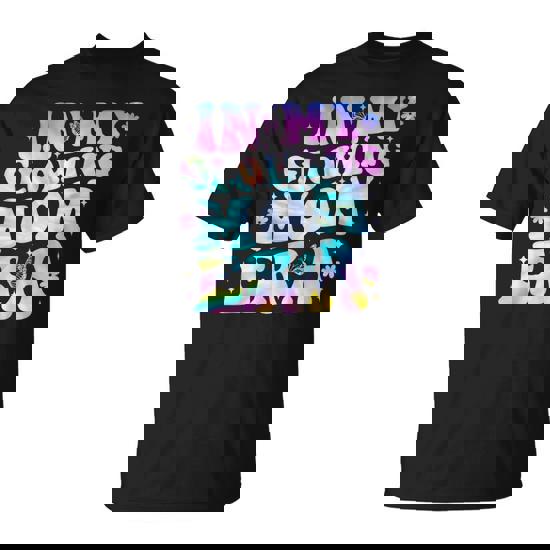 Mama Mother's Day In My Glowing Mom Era Tie Dye T-Shirt