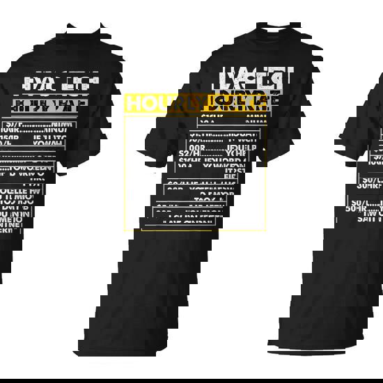 Hvac Tech Tools Vintage Hvac Technician Hourly Rate T-Shirt