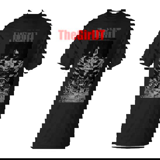 Jt Thermal Print Black And White T-Shirt