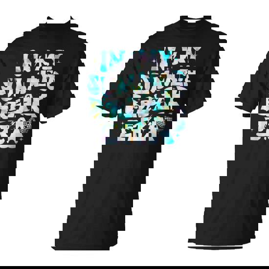 In My Summer Break Era Groovy Teacher Summer Break Vacation T-Shirt