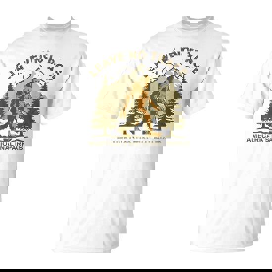 Leave No Trace America National Parks Big Foot T-Shirt