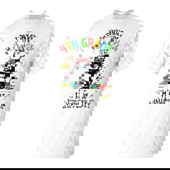 Last Day Of School I Survived 4Th Grade 4 Grade T-Shirt