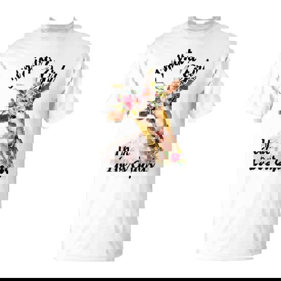 I'm Just A Girl Who Loves Goats Cute Goats Lovers Famers T-Shirt