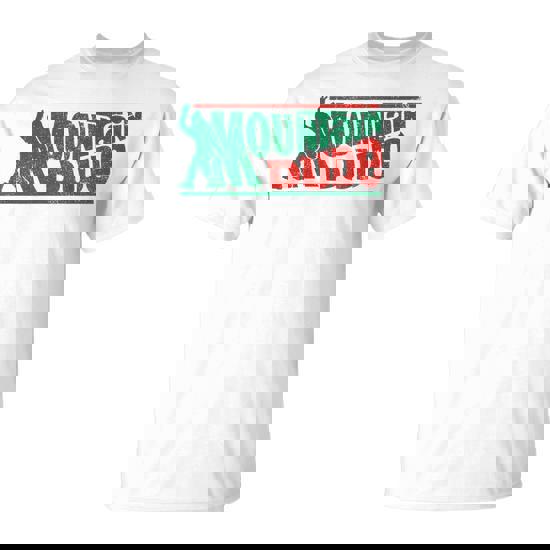 Mountain Dude Bigfoot Sasquatch Rock On Hiking Vintage T-Shirt