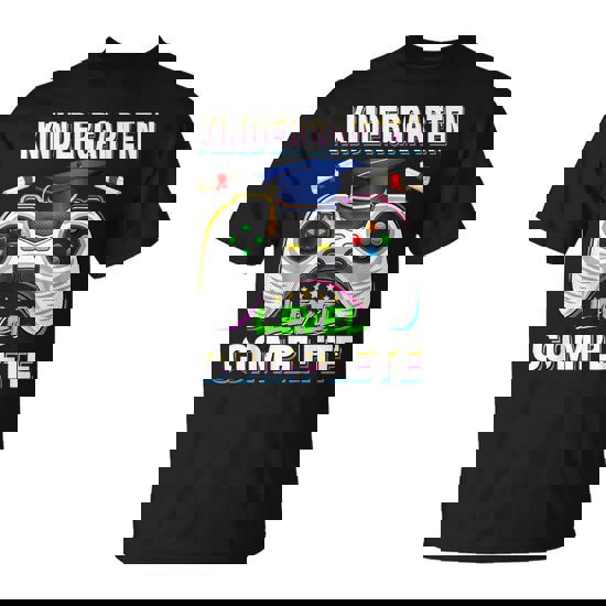 Kindergarten Level Complete Graduation Class 2024 Boys Gamer T-Shirt