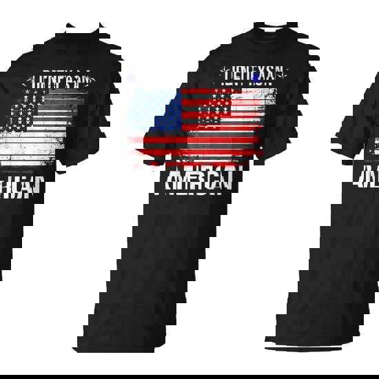 I Identify As An American No Identity Politics Usa Flag T-Shirt