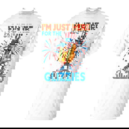 I'm Just Here For The Glizzies Fourth Of July Wiener T-Shirt