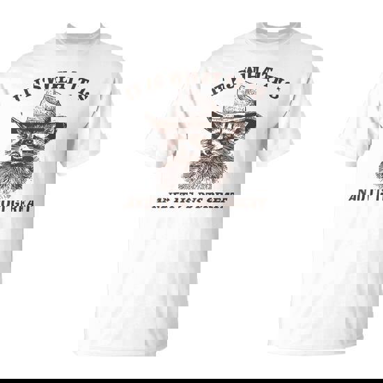 It Is What It Is And It Is Not Great Raccoon T-Shirt