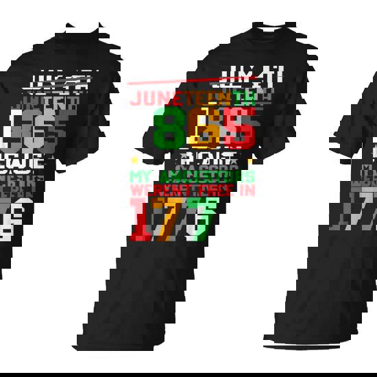 Junenth Celebrate Freedom 1865 African American Women T-Shirt