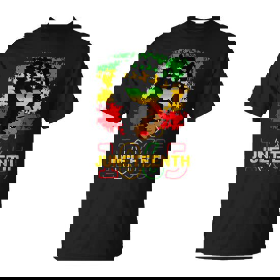 Junenth 1865 Black Butterflies Celebrate Junenth T-Shirt