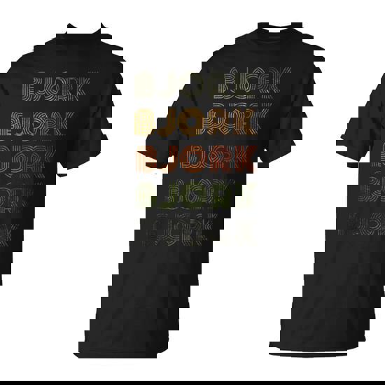 Love Heart Bjork Grunge Vintage Style Black Bjork T-Shirt