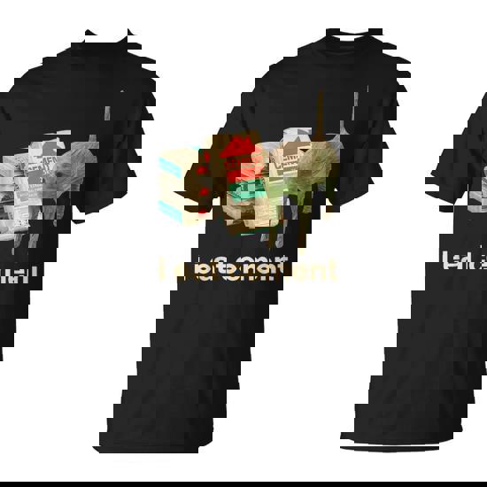 I Eat Cement Cursed Cat Meme Ironic Unhinged T-Shirt