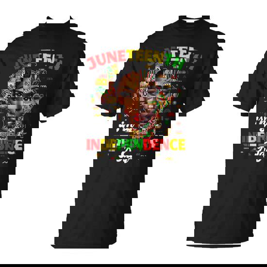 Junenth Is My Independence Day Pride African Womens T-Shirt