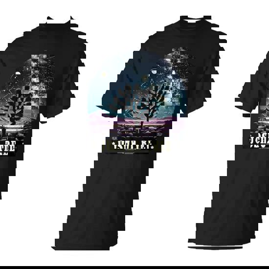 Joshua Tree National Park Night Scene Hiking Camping Outdoor T-Shirt