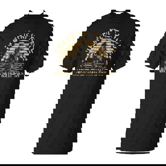 Leave No Trace America National Parks Big Foot T-Shirt