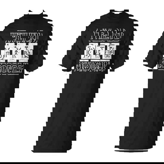 I Tell Dad Jokes Periodically Vintage Papa Daddy Fathers Day T-Shirt