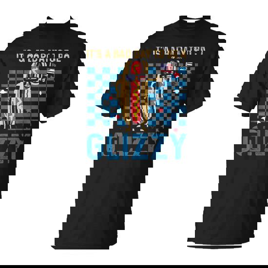 ItS A Bad Day To Be A Glizzy 4Th Of July Usa Flag Colors T-Shirt