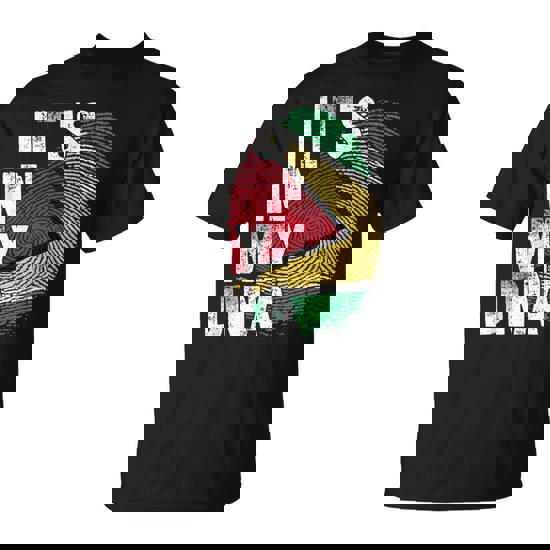 It's In My Dna Guyana Flag Pride National Country Roots T-Shirt