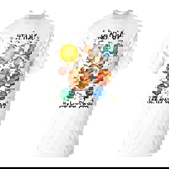 Just A Girl Who Loves Planets Solar Space Science Lover T-Shirt