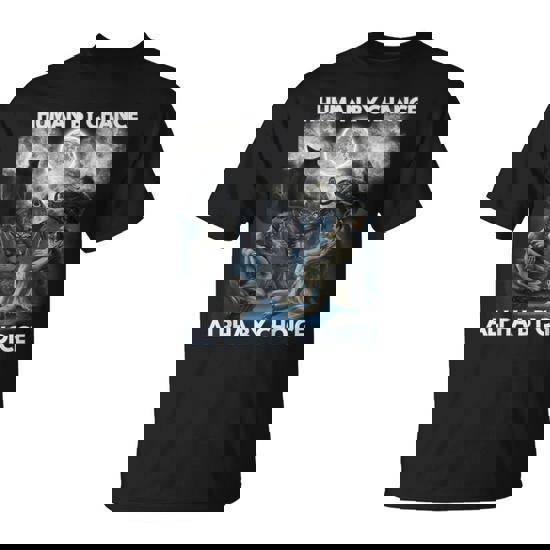 Human By Chance Alpha By Choice Wolf And Vintage T-Shirt