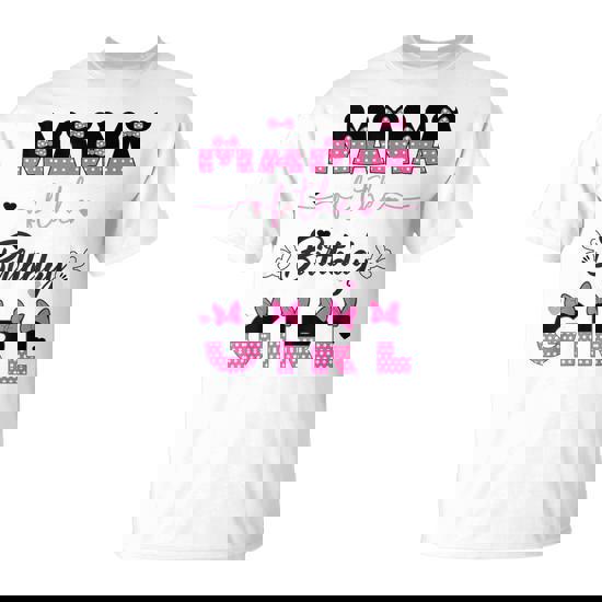 Mama Of The Birthday Girl Mouse Family Matching Party T-Shirt