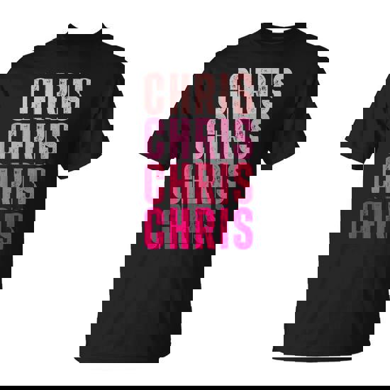 I Love Chris First Name Chris Vintage T-Shirt