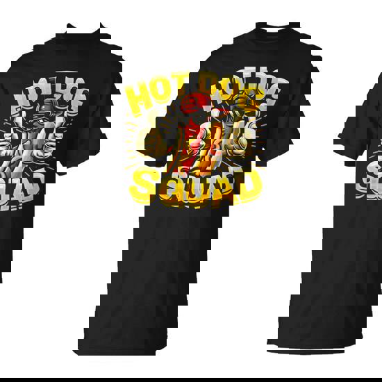 Hot Dog Squad Food Hotdog Lover T-Shirt