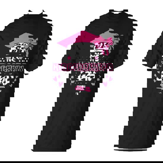 Miss Kindergarten Grad Graduation Graduate Class Of 2024 T-Shirt