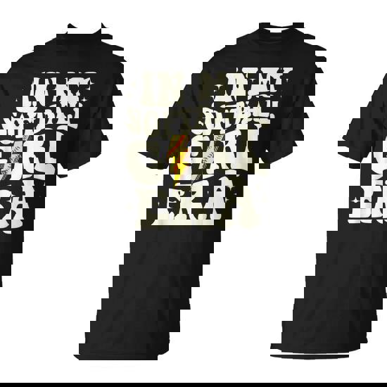 In My Softball Girl Era Retro Groovy Softball Girl T-Shirt