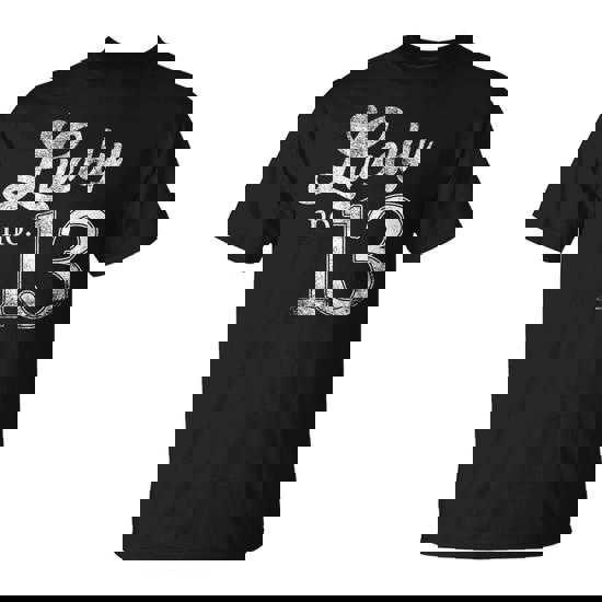 Lucky Number Thirn Distressed What Is Your Lucky Number T-Shirt