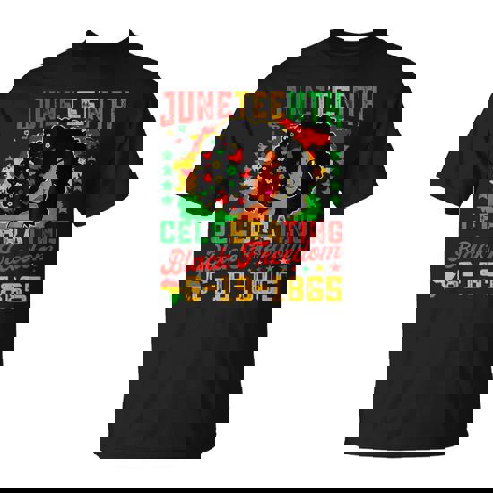 Junenth Flag Celebrating Black Freedom Junenth 1865 T-Shirt