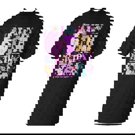 In My 6Th Birthday Era Six Bday 6 Year Old Birthday Girl T-Shirt