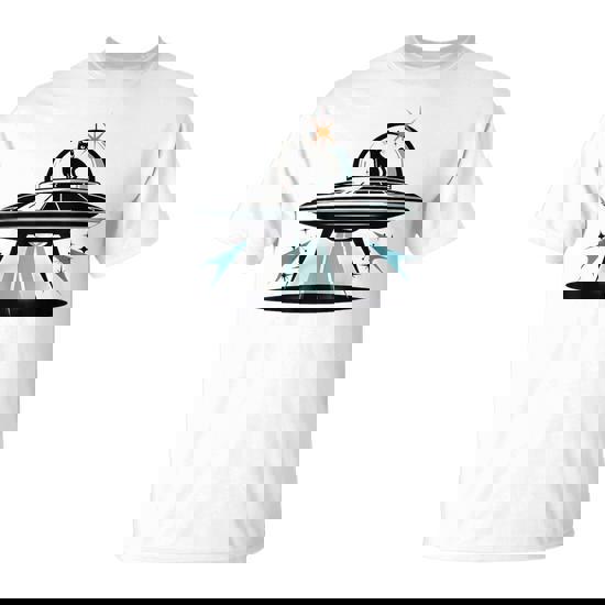 Midcentury Mid Century Cat Retro Atomic Age Space Capsule T-Shirt