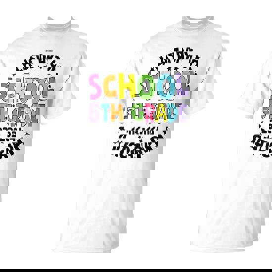 Last Day Of School Autograph 5Th Grade Graduation Boys Girls T-Shirt