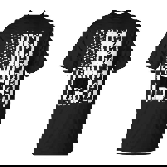 Livestock Show Dad Grunge Flag Stock Show Lamb Sheep T-Shirt